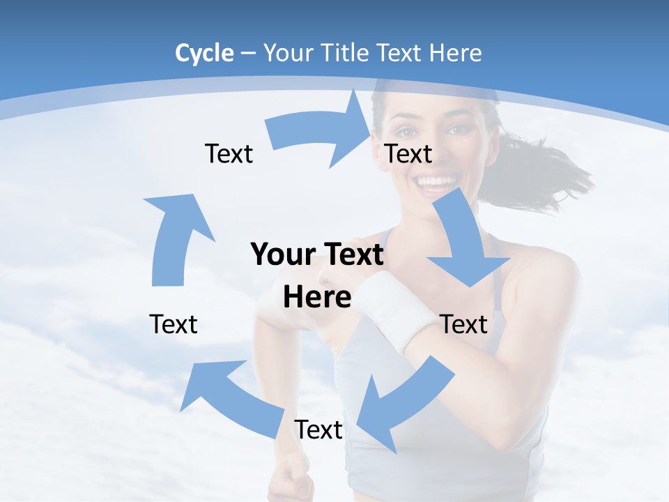 Running Will Fitness PowerPoint Template