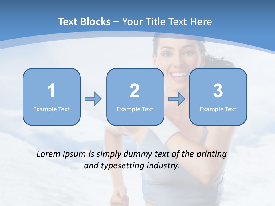 Running Will Fitness PowerPoint Template