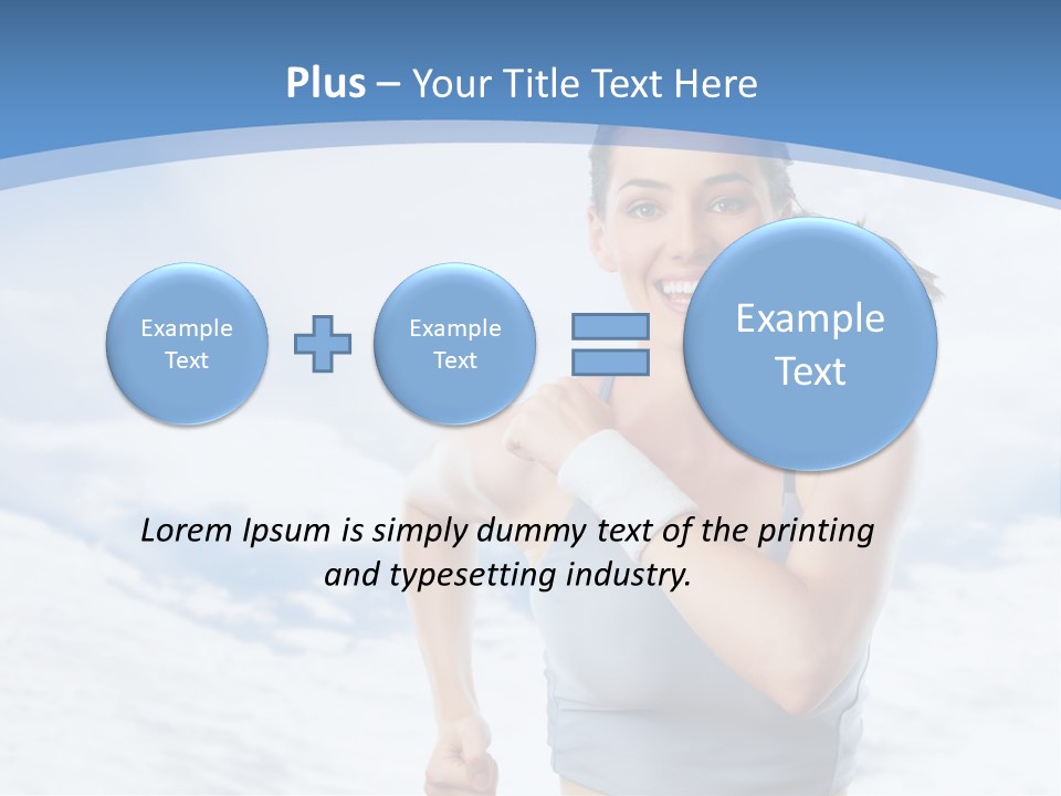 Running Will Fitness PowerPoint Template