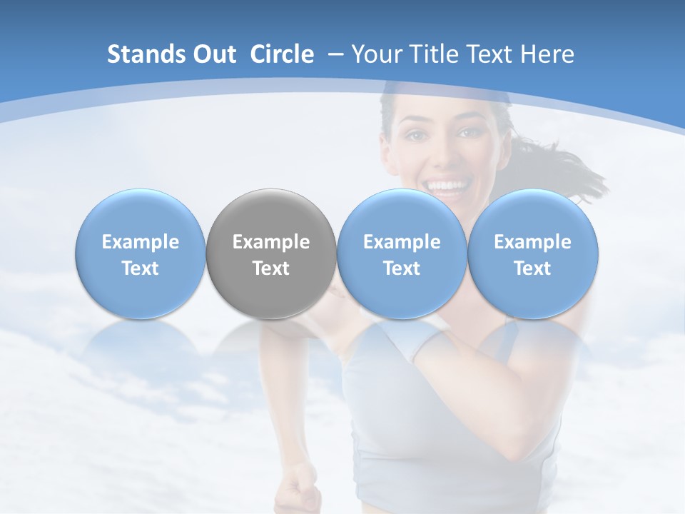 Running Will Fitness PowerPoint Template