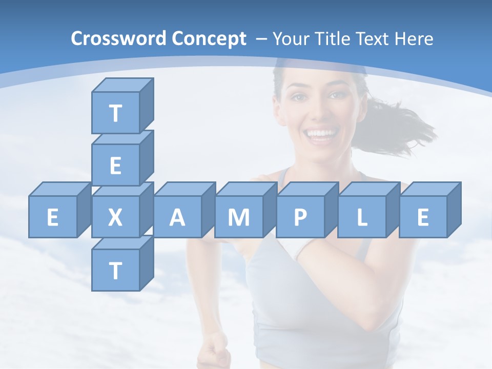 Running Will Fitness PowerPoint Template