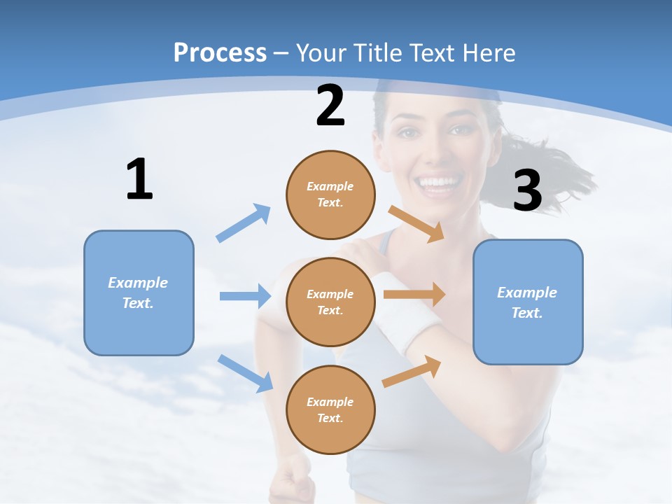 Running Will Fitness PowerPoint Template