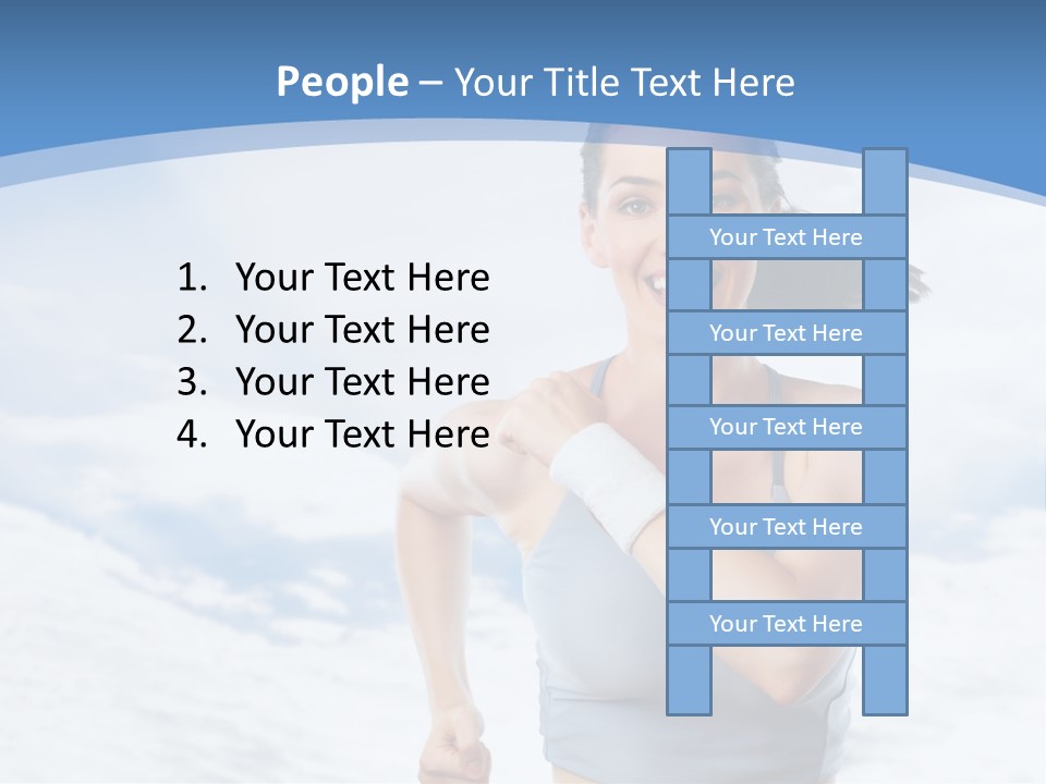 Running Will Fitness PowerPoint Template