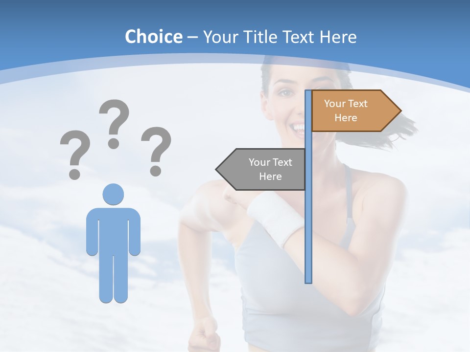 Running Will Fitness PowerPoint Template