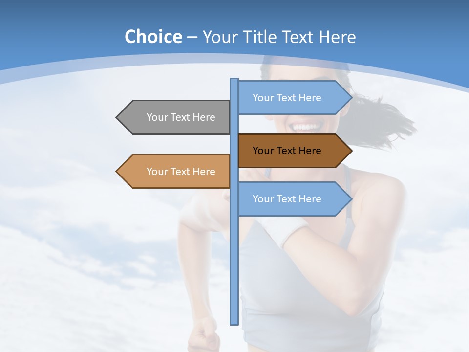 Running Will Fitness PowerPoint Template