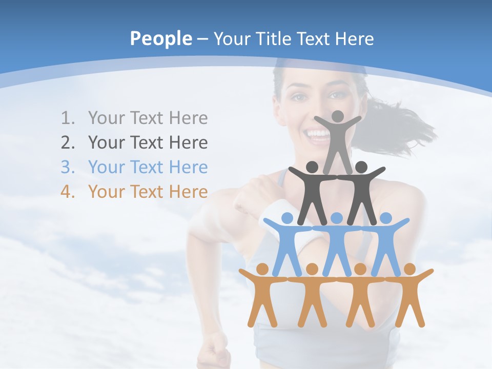 Running Will Fitness PowerPoint Template