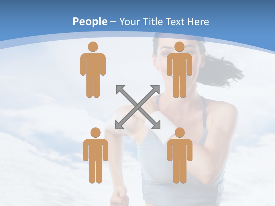 Running Will Fitness PowerPoint Template