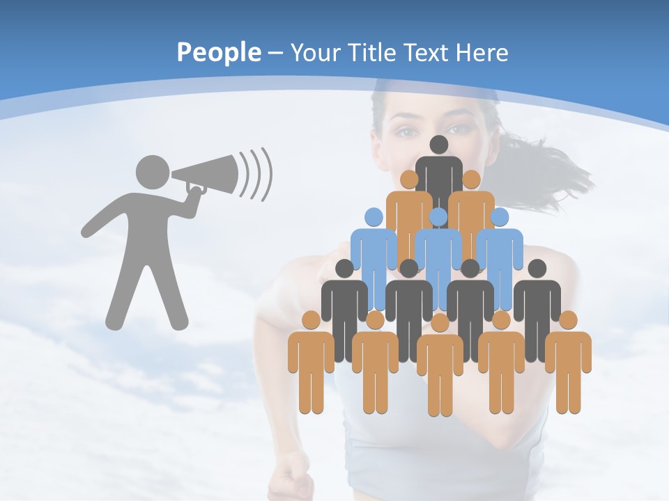 Running Will Fitness PowerPoint Template