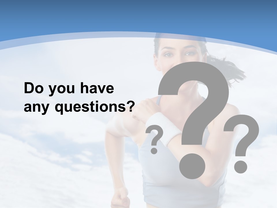 Running Will Fitness PowerPoint Template