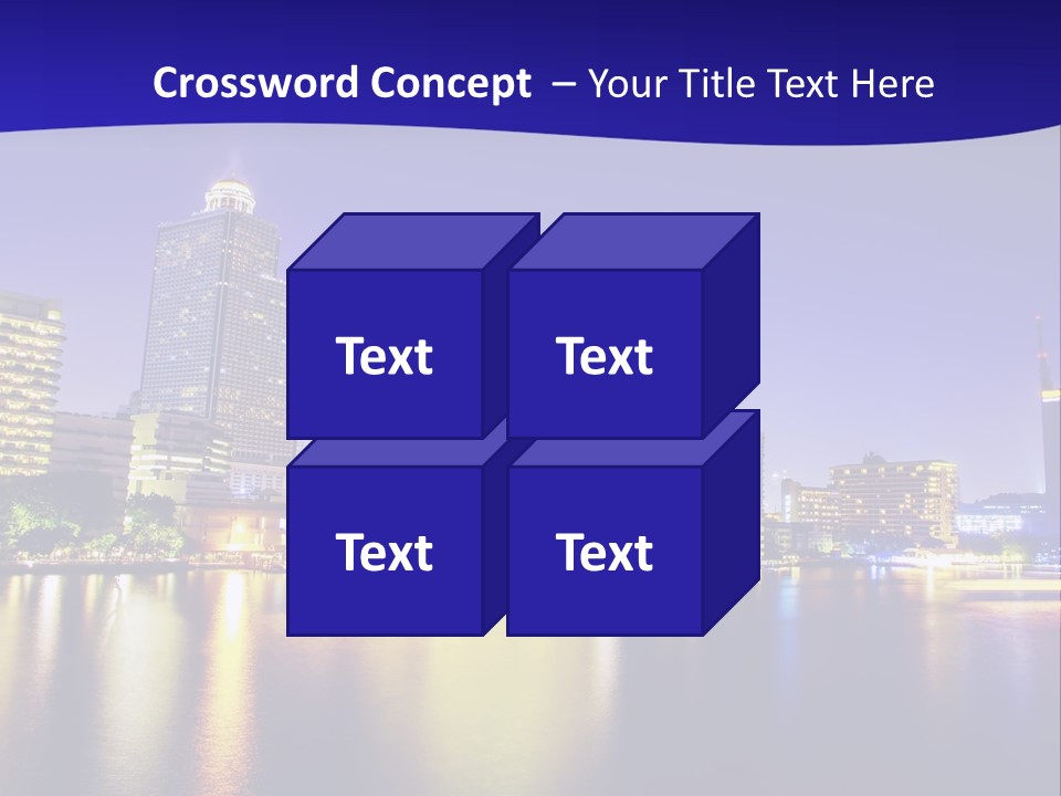 Business Light Reflection PowerPoint Template