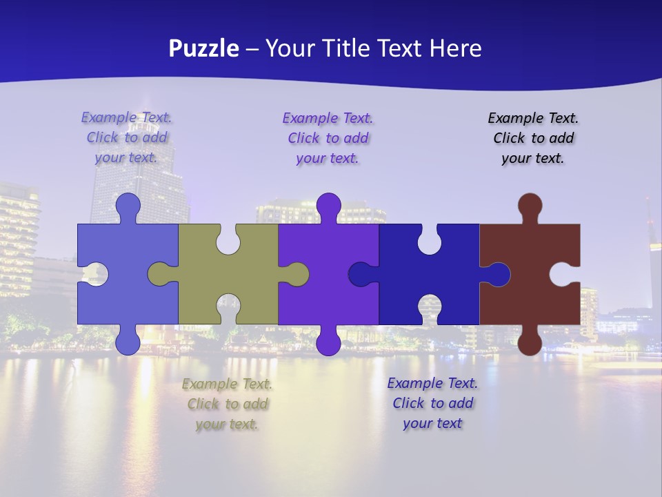 Business Light Reflection PowerPoint Template