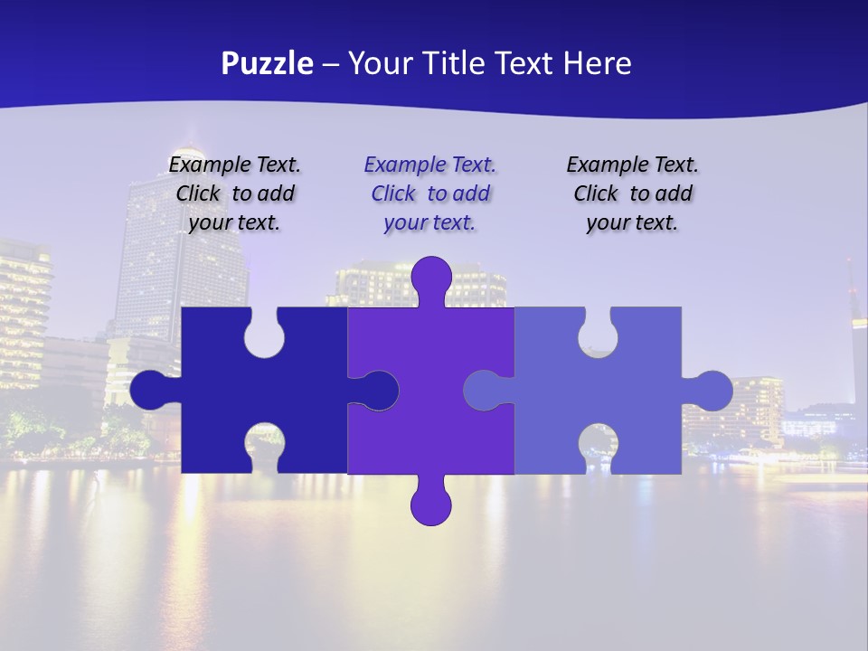 Business Light Reflection PowerPoint Template