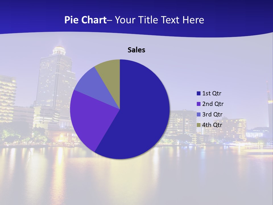 Business Light Reflection PowerPoint Template