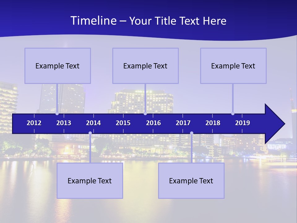 Business Light Reflection PowerPoint Template