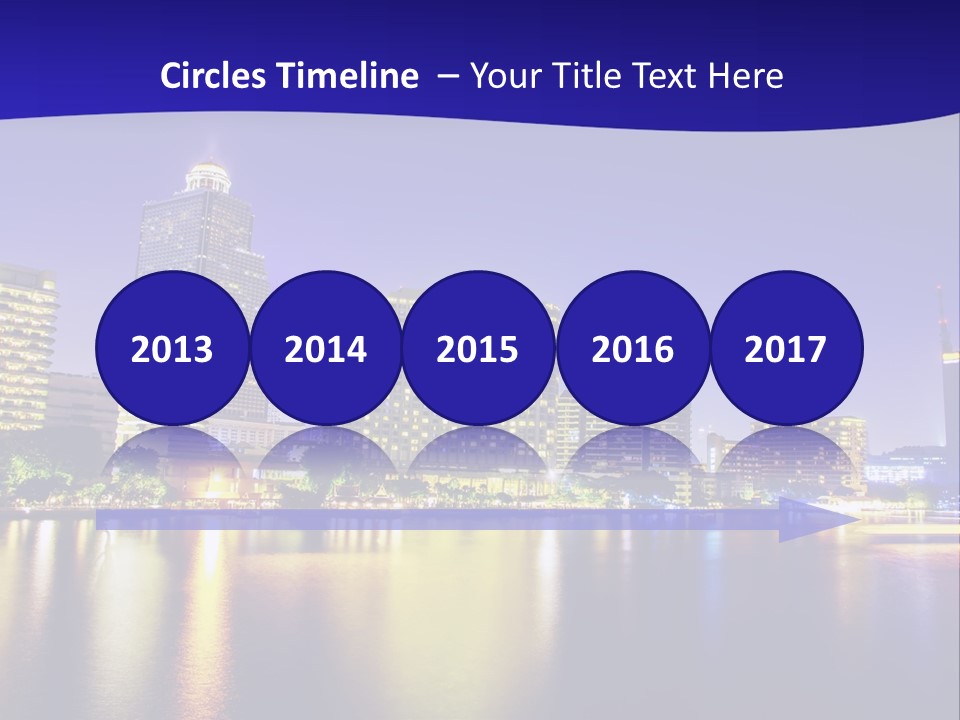 Business Light Reflection PowerPoint Template