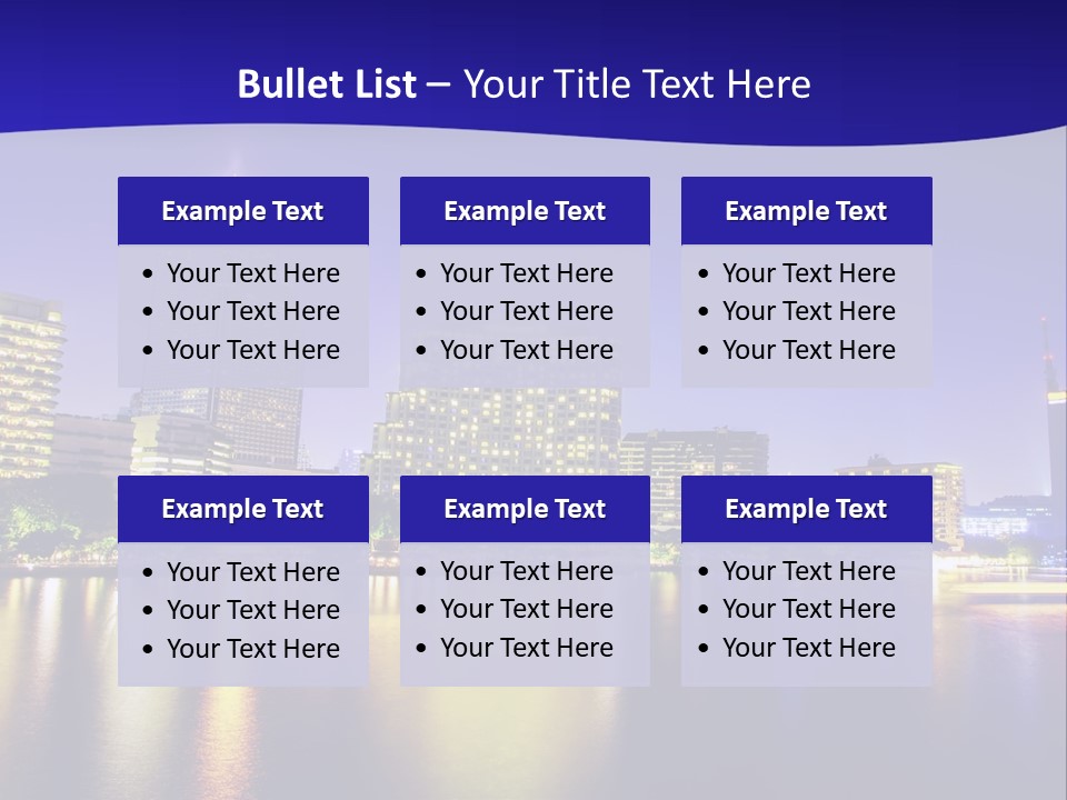 Business Light Reflection PowerPoint Template