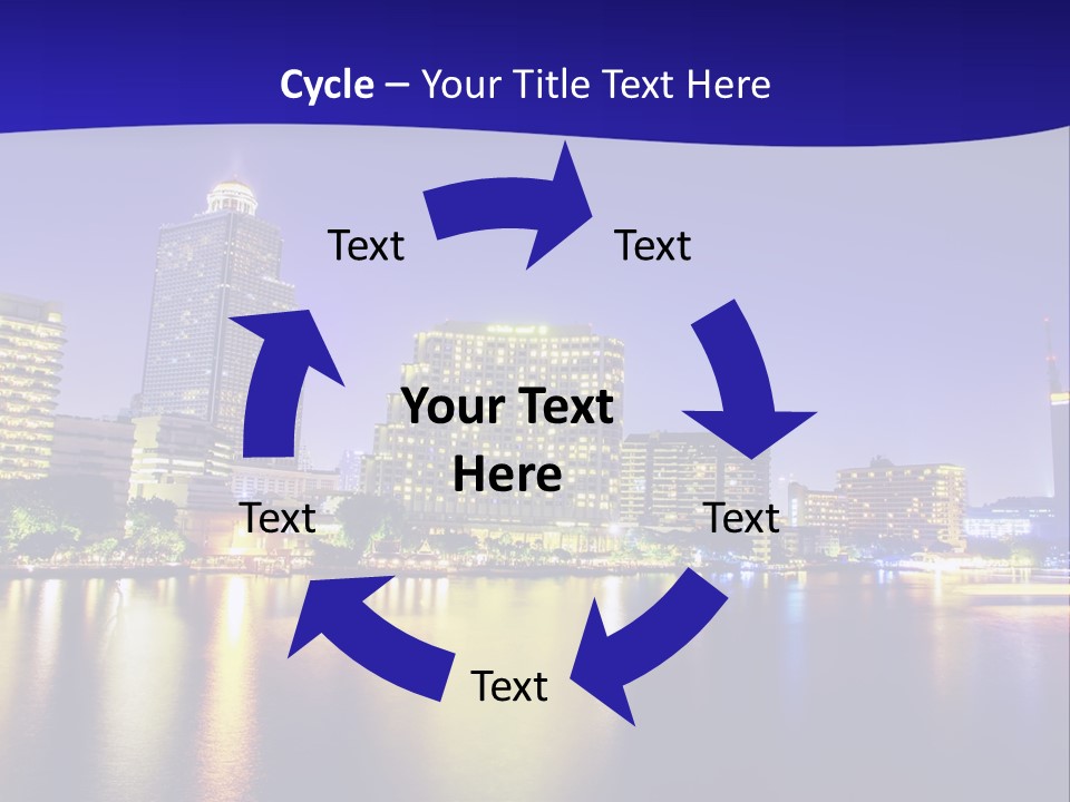 Business Light Reflection PowerPoint Template