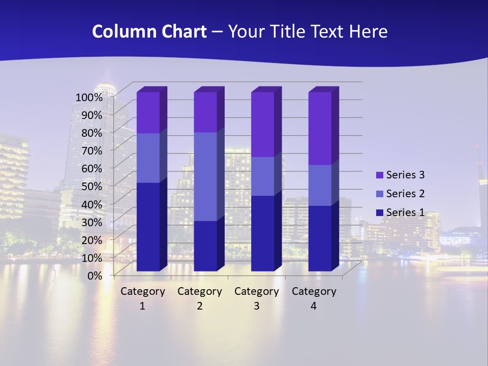 Business Light Reflection PowerPoint Template