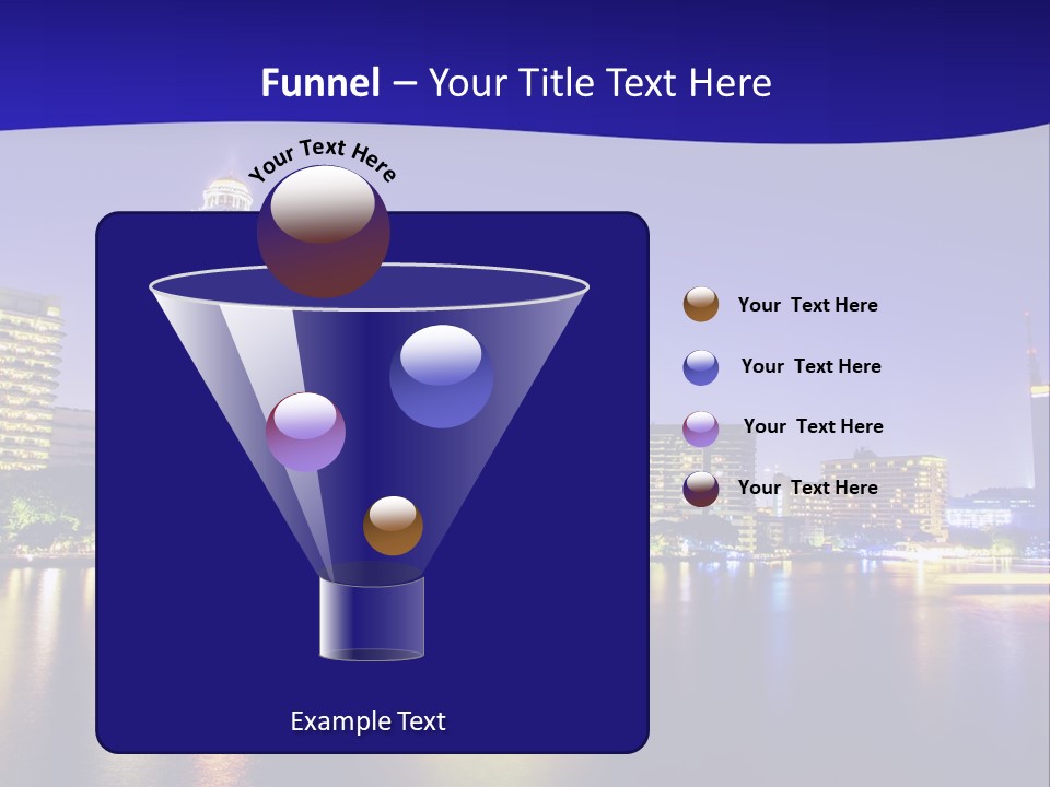 Business Light Reflection PowerPoint Template