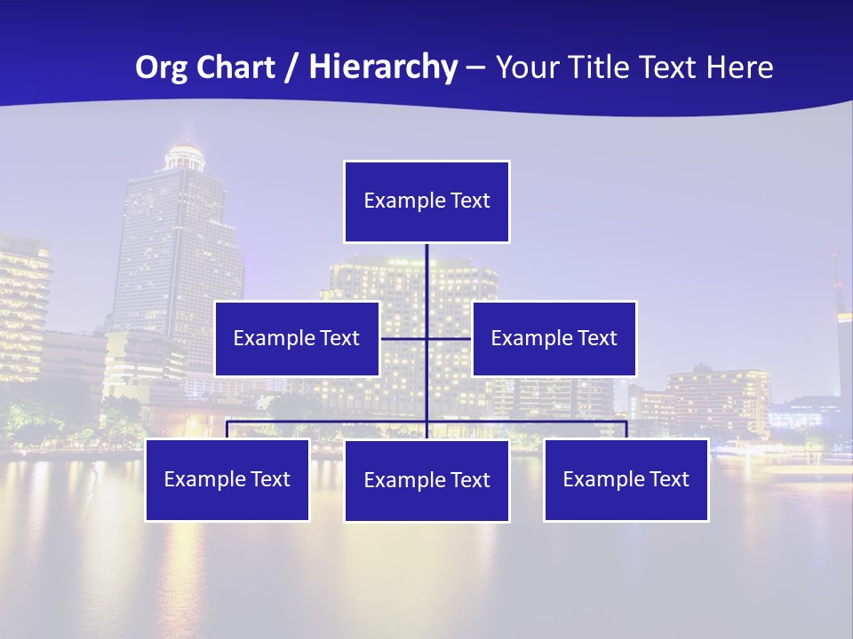 Business Light Reflection PowerPoint Template