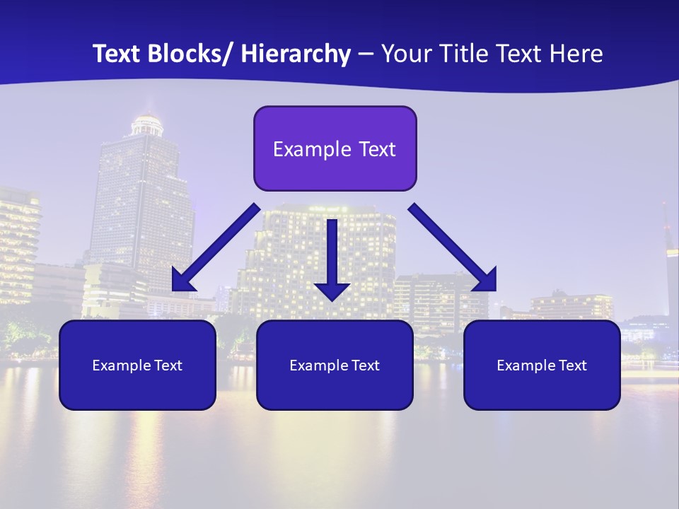 Business Light Reflection PowerPoint Template