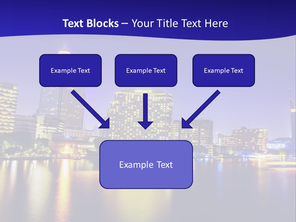 Business Light Reflection PowerPoint Template