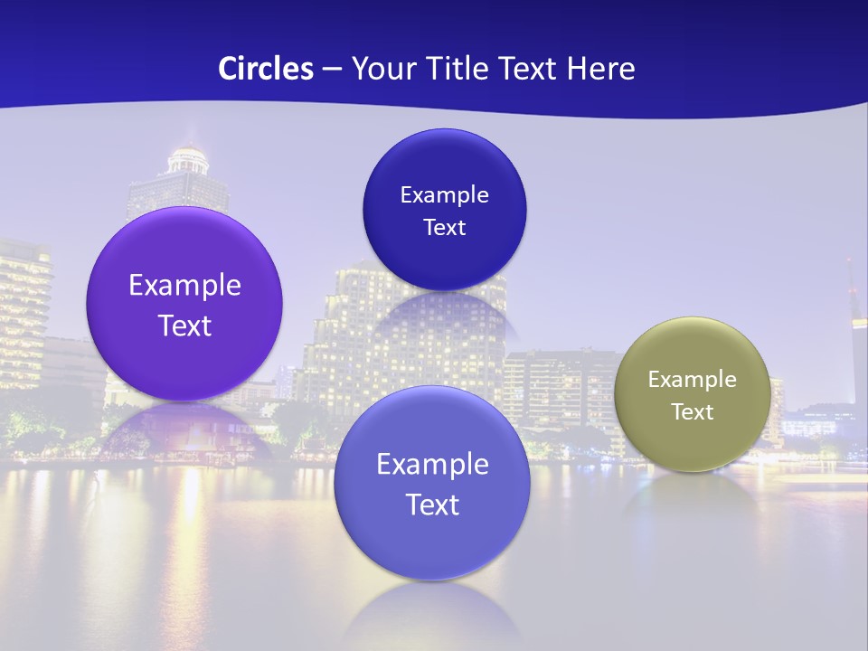 Business Light Reflection PowerPoint Template