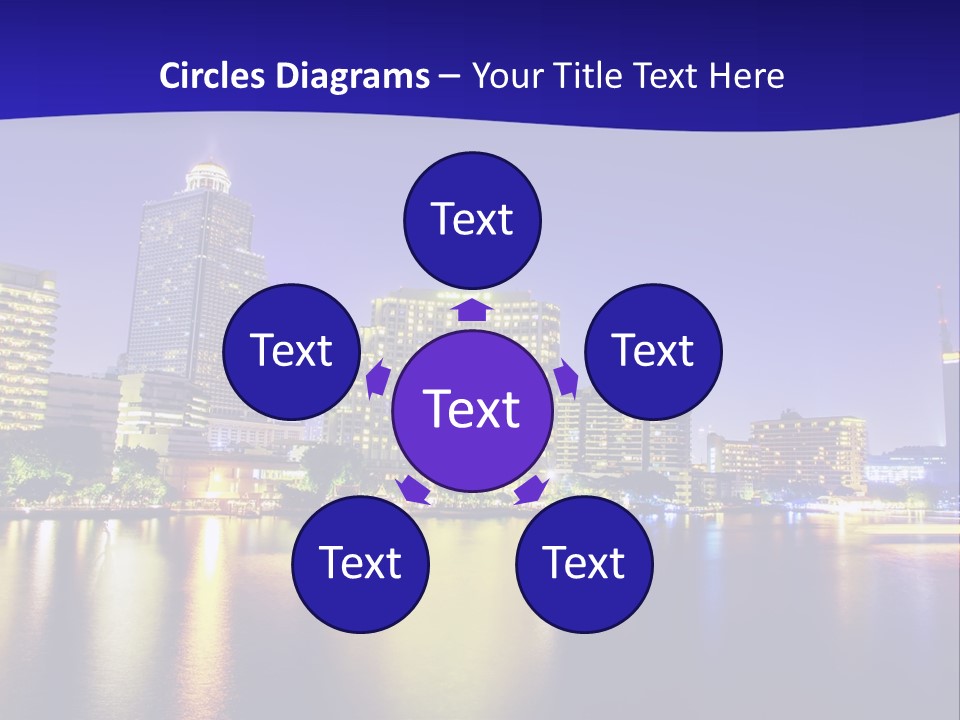 Business Light Reflection PowerPoint Template