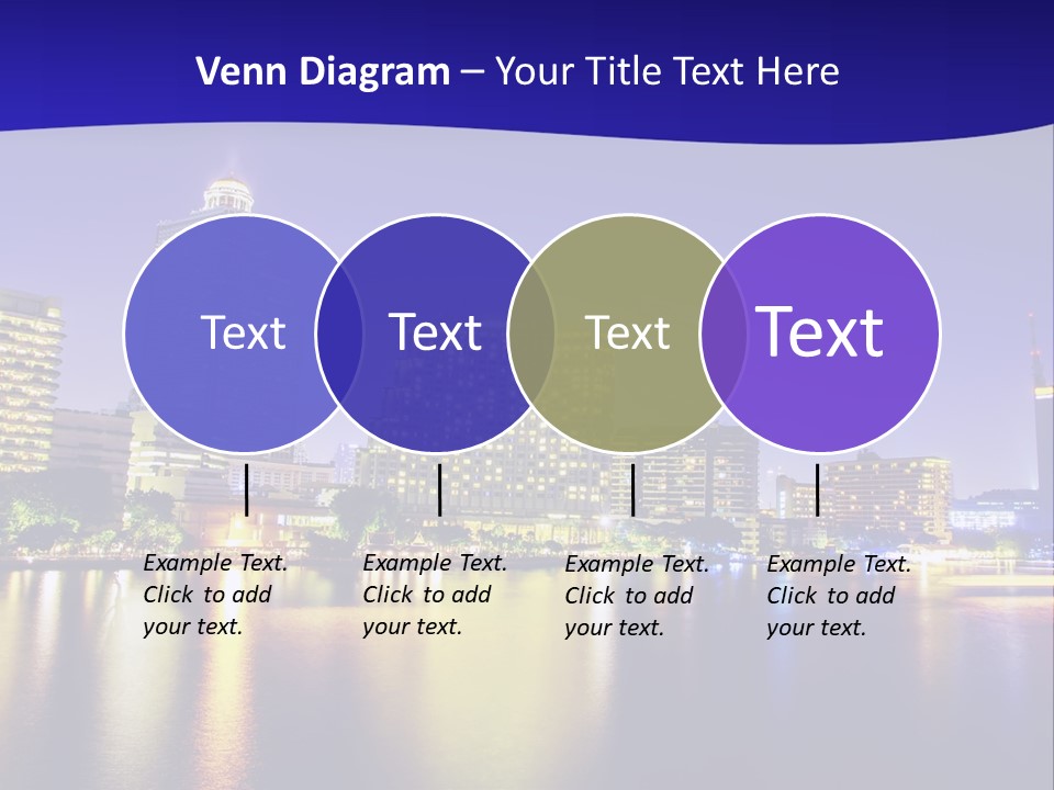 Business Light Reflection PowerPoint Template