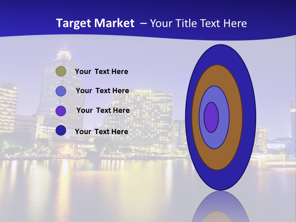 Business Light Reflection PowerPoint Template