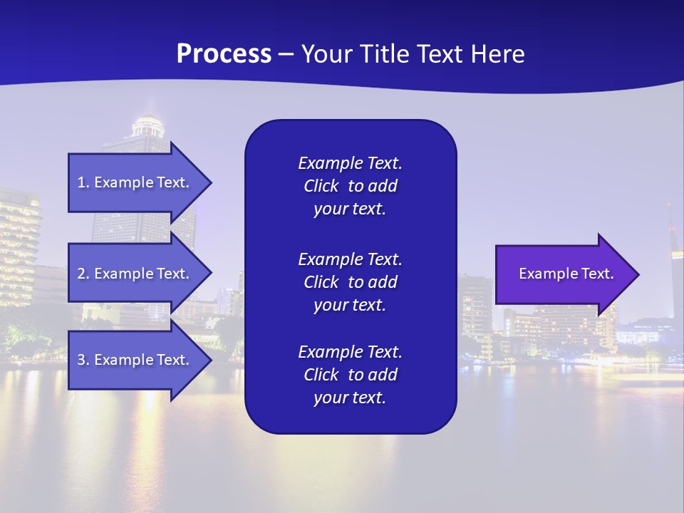 Business Light Reflection PowerPoint Template