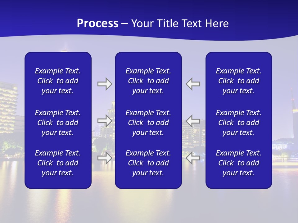 Business Light Reflection PowerPoint Template