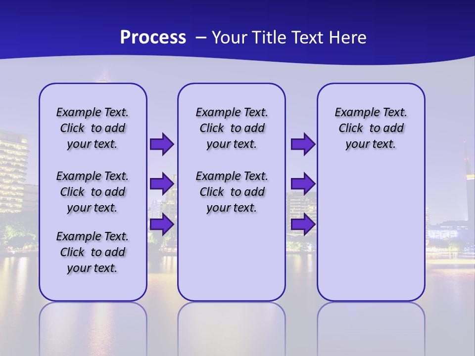 Business Light Reflection PowerPoint Template