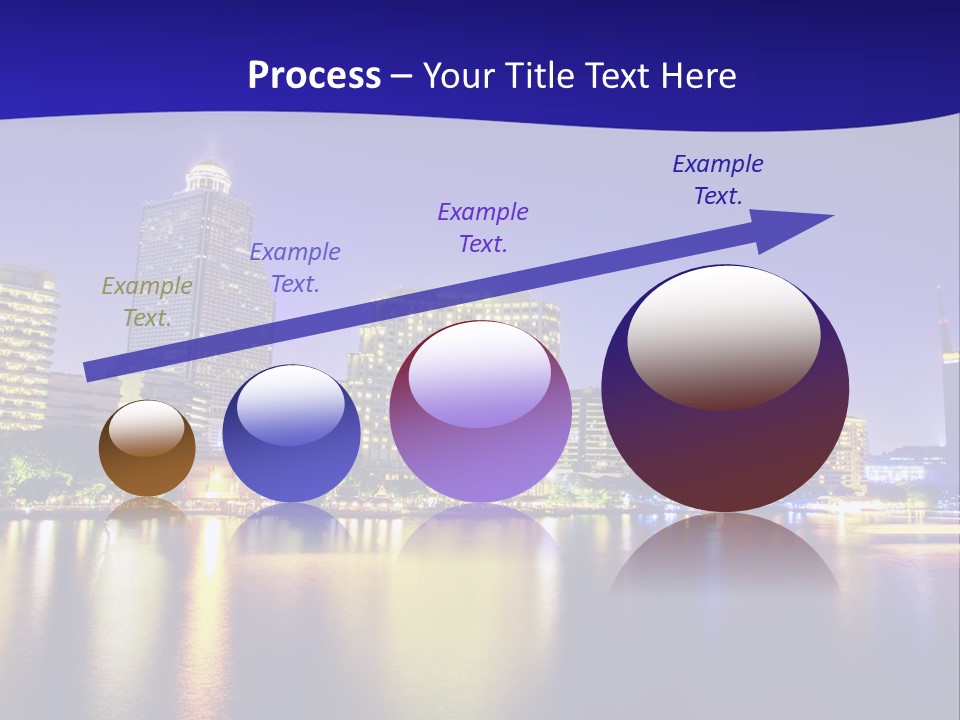 Business Light Reflection PowerPoint Template