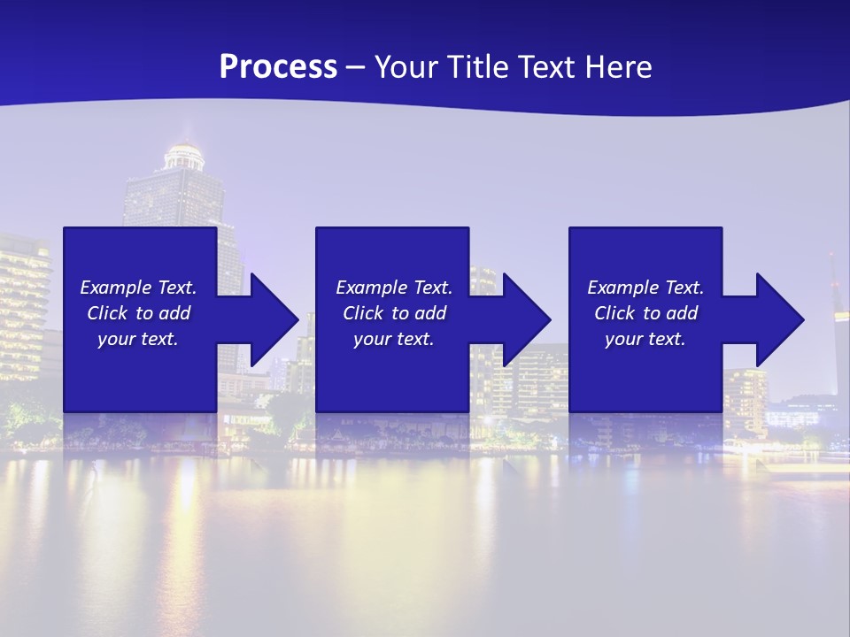 Business Light Reflection PowerPoint Template