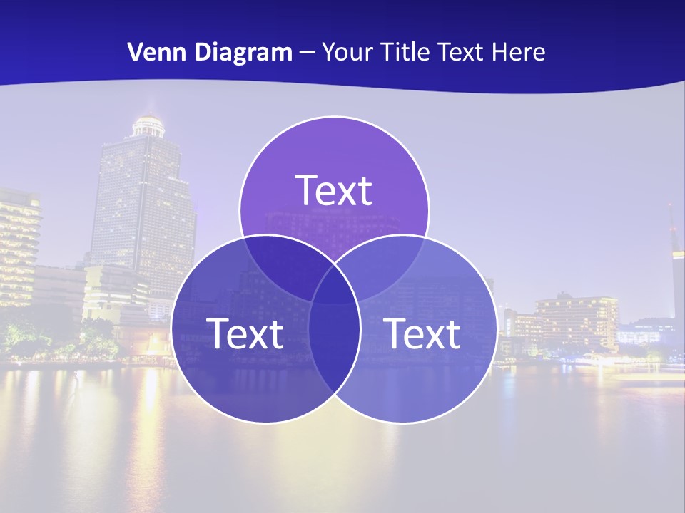 Business Light Reflection PowerPoint Template