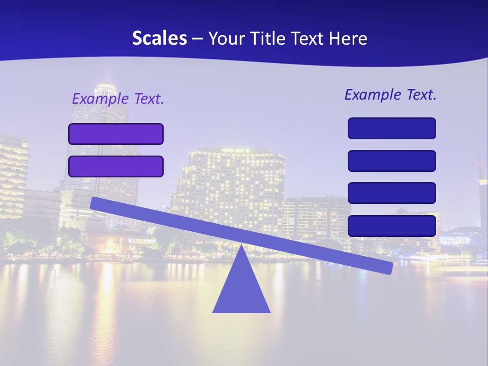 Business Light Reflection PowerPoint Template