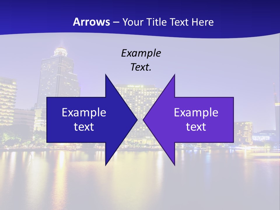 Business Light Reflection PowerPoint Template