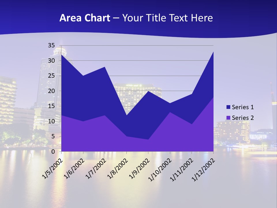 Business Light Reflection PowerPoint Template