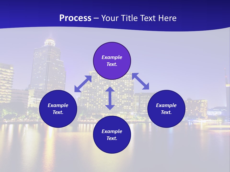 Business Light Reflection PowerPoint Template