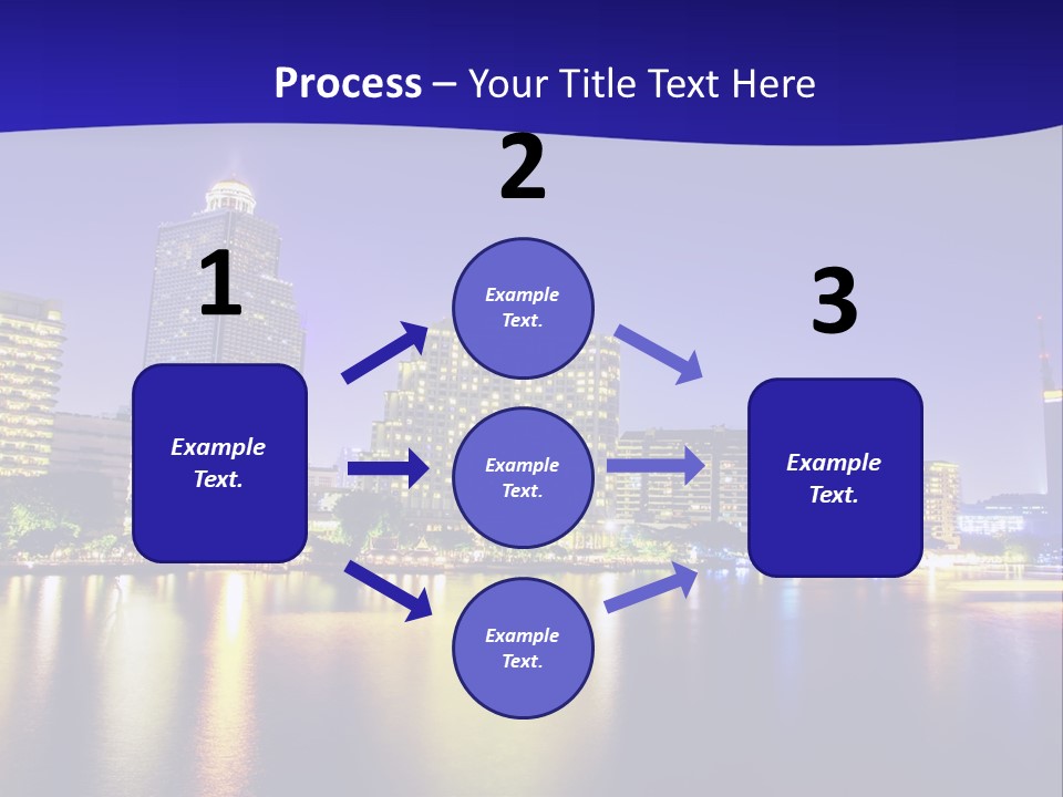 Business Light Reflection PowerPoint Template
