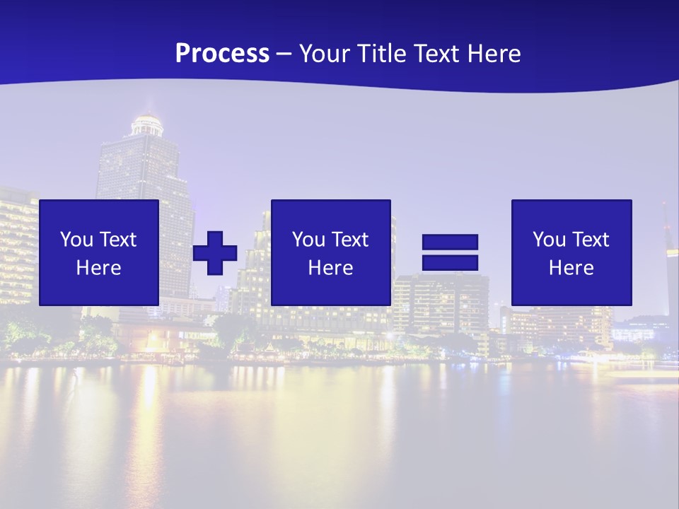 Business Light Reflection PowerPoint Template