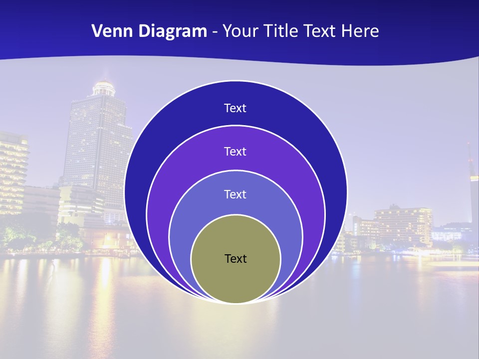 Business Light Reflection PowerPoint Template