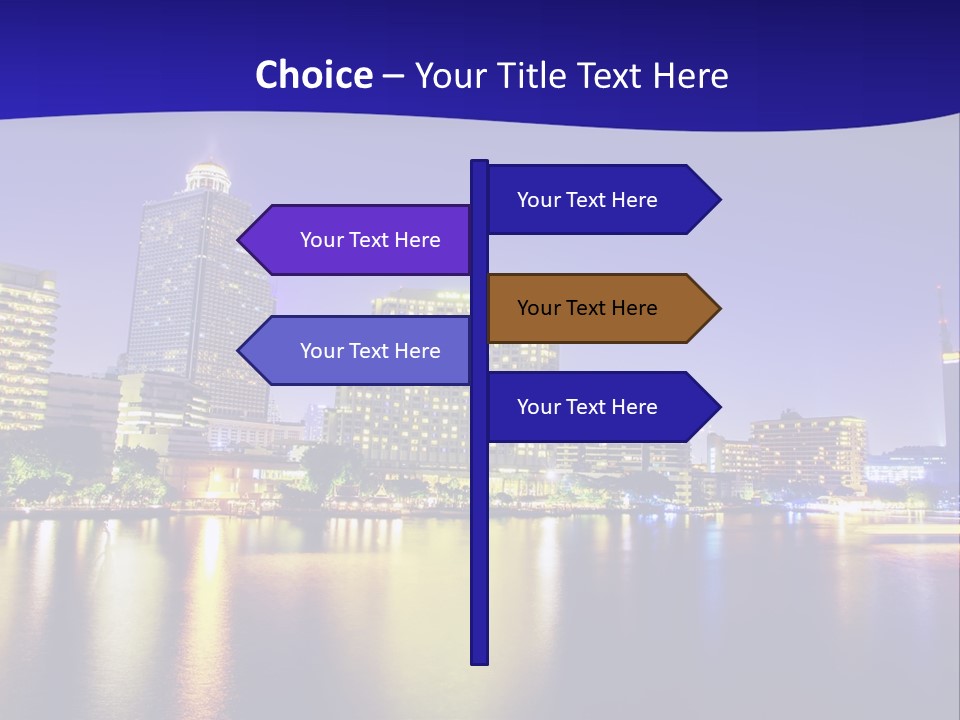 Business Light Reflection PowerPoint Template