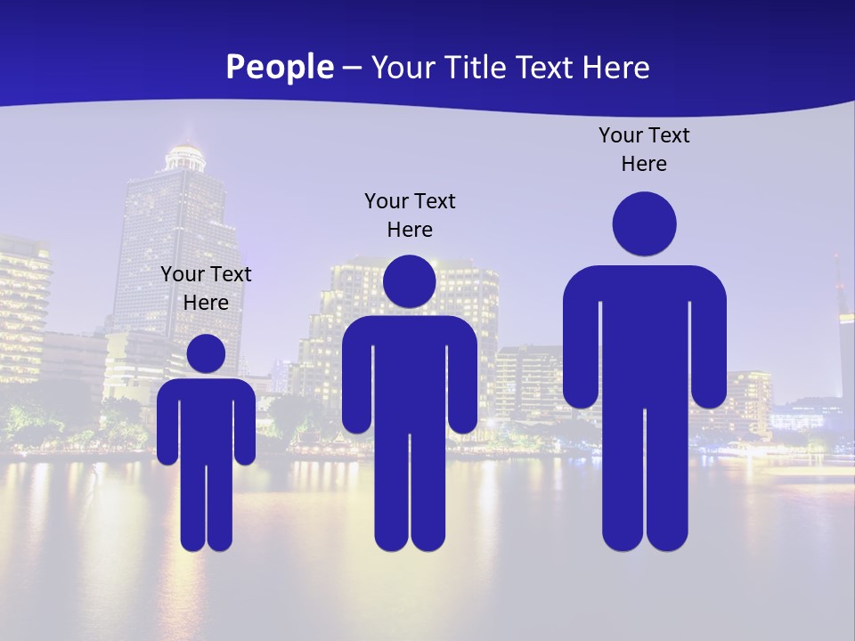 Business Light Reflection PowerPoint Template