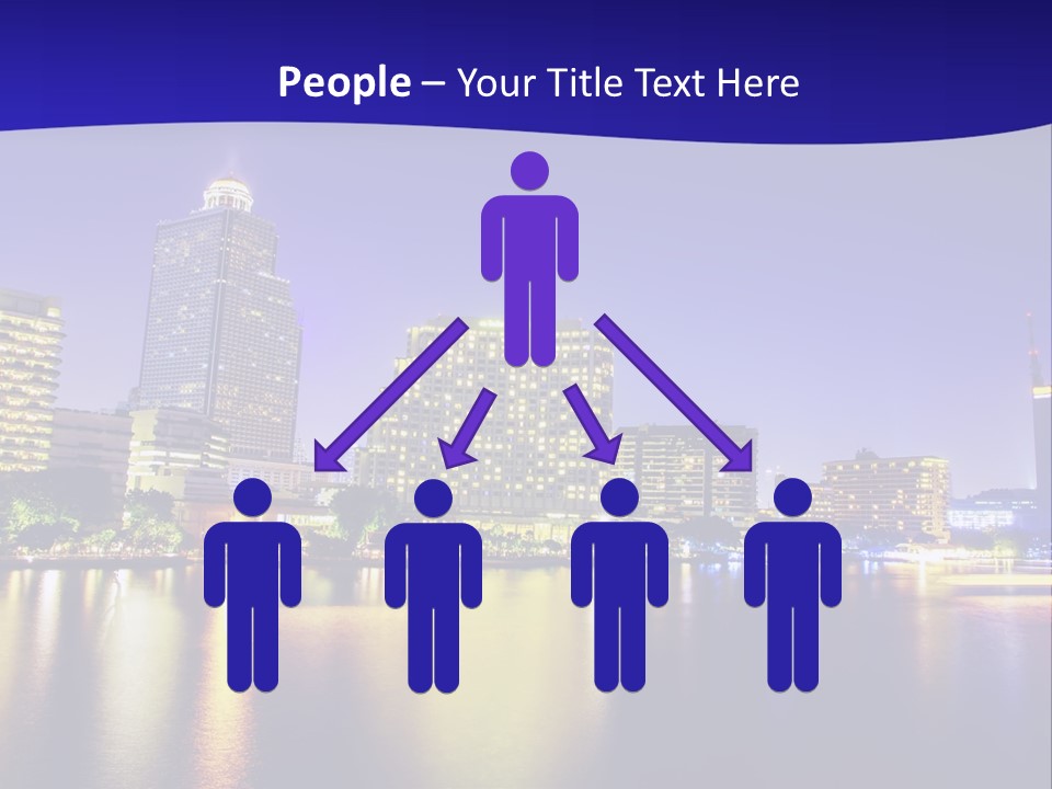 Business Light Reflection PowerPoint Template