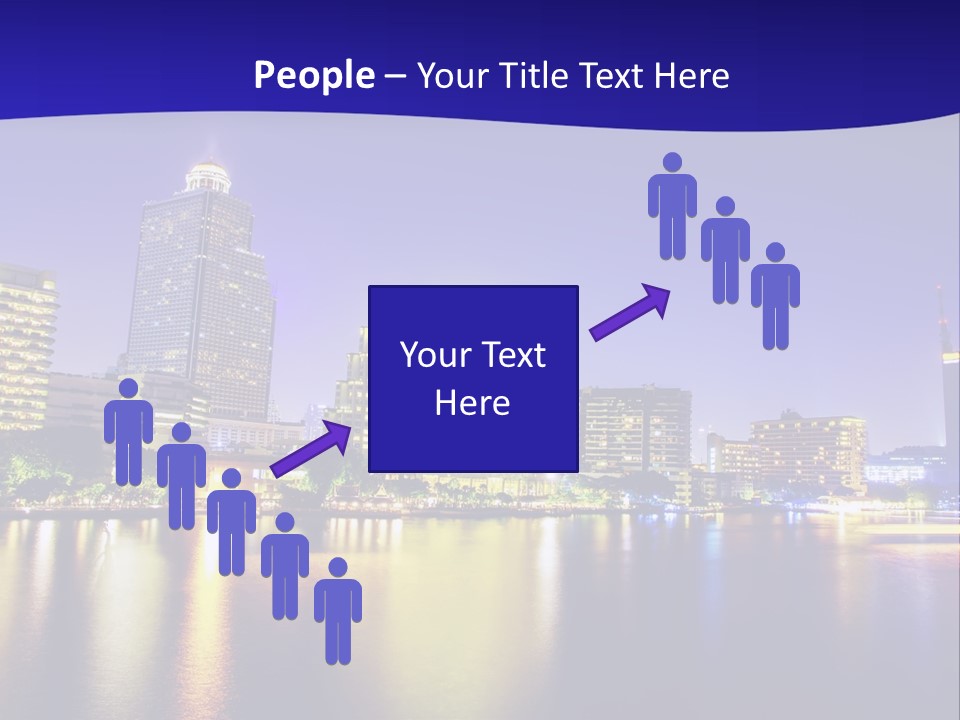 Business Light Reflection PowerPoint Template