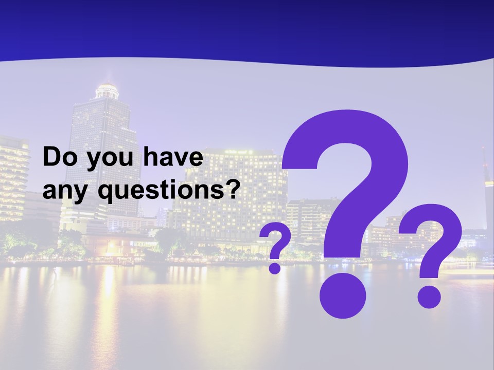 Business Light Reflection PowerPoint Template