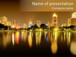 Outdoors Background Modern PowerPoint Template