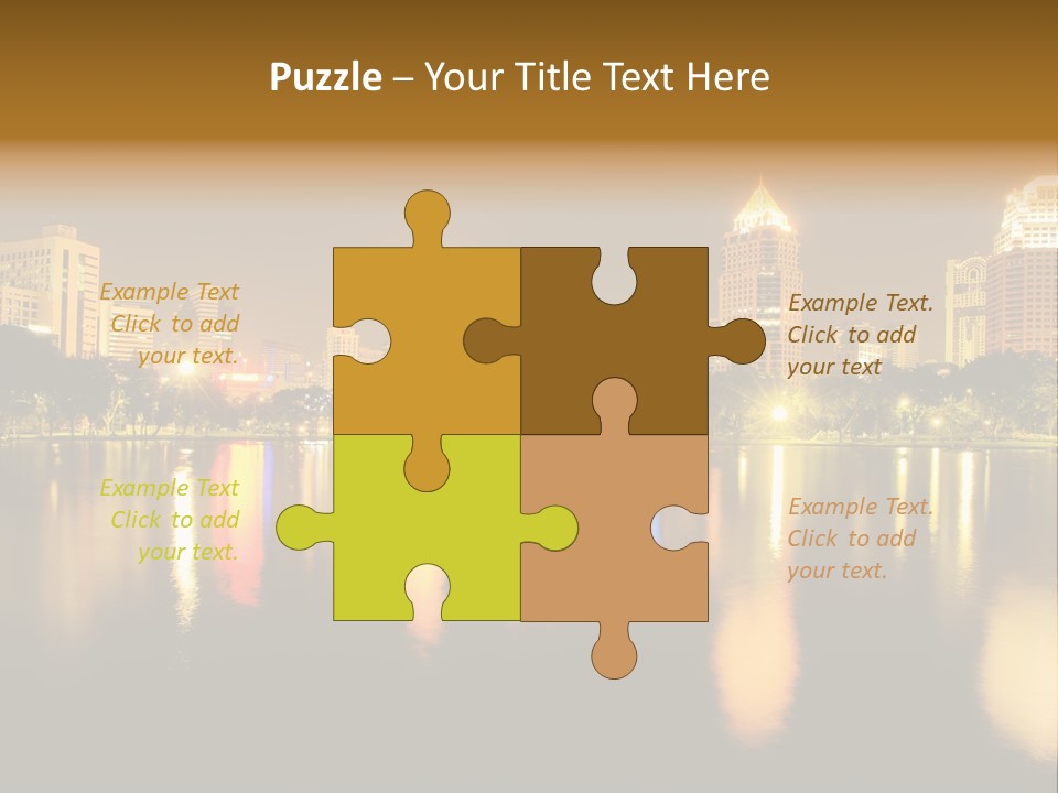 Outdoors Background Modern PowerPoint Template